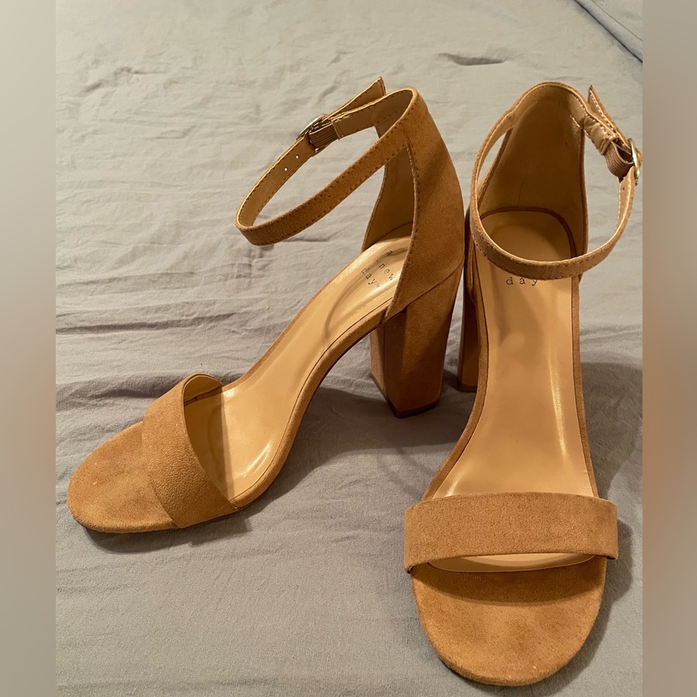 A New Day Nude Block Heels